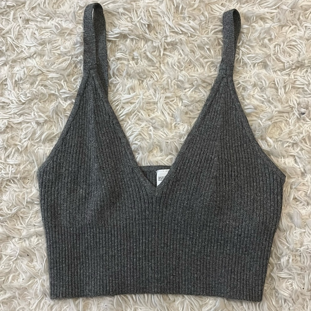 Dark grey bralette super soft